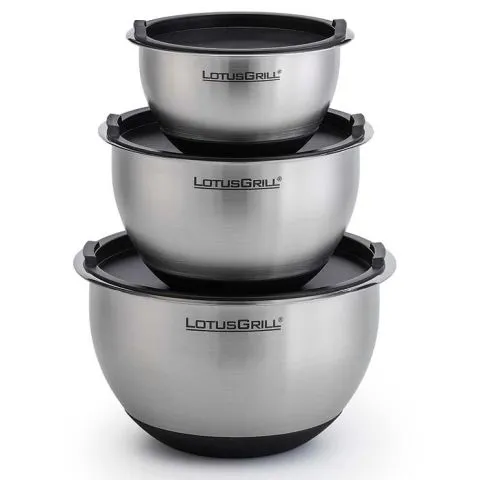 FH-SS-SET LotusGrill Bunke 3 delar, med lock Sänkt pris