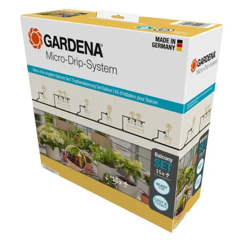 Extra rabatt Micro-Drip-System 13401-20 Gardena Bevattningsset till balkong