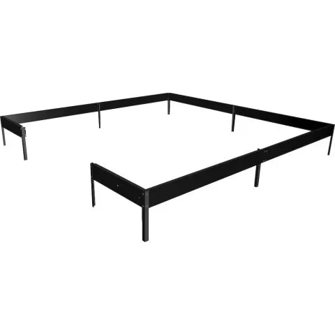 F06442 Halls Fundament 6,4 m², svart Snabb frakt