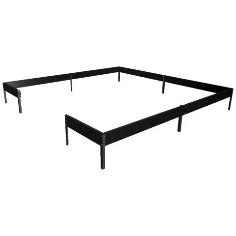 Billigare F06443 Halls Fundament 6,6 m², svart