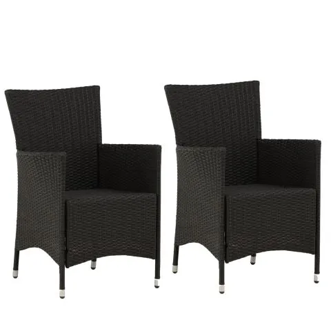 Knick 9347-016 Venture Home Karmstol 2-pack Svart Nyhet