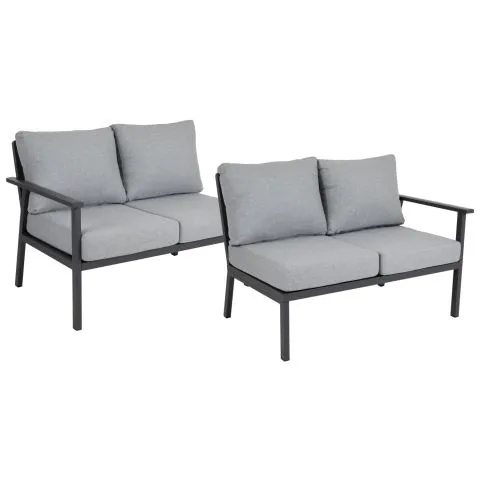 Rabatt Samvaro High Brafab Modulsoffa avslut Antracit/Pearl Grey