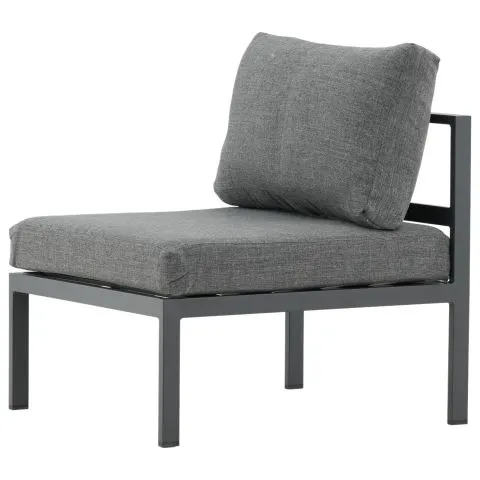 Expressleverans Copacabana 9284-408 Venture Home Modulsoffa mittdel, grå/svart