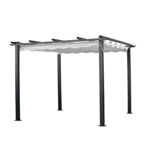 Begränsat erbjudande 10041 Jabo Pergola 4 x 4 m Grå