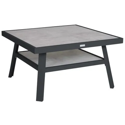 Samvaro Low Brafab Soffbord antracit L90 W90 H50 cm Utförsäljning
