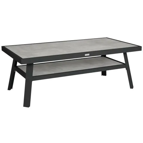 Samvaro Low Brafab Soffbord Antracit/Grå Erbjudande