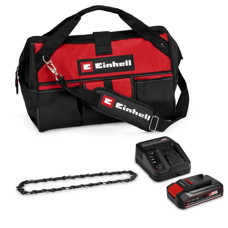 Grensågskit Einhell GE-PS 18/15 Li Bag KIT Sladdlös med 2,5 Ah Batteri Endast idag
