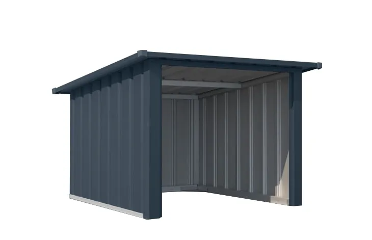 Billig Hus Green Land Garage Till Robotgräsklippare L Svart