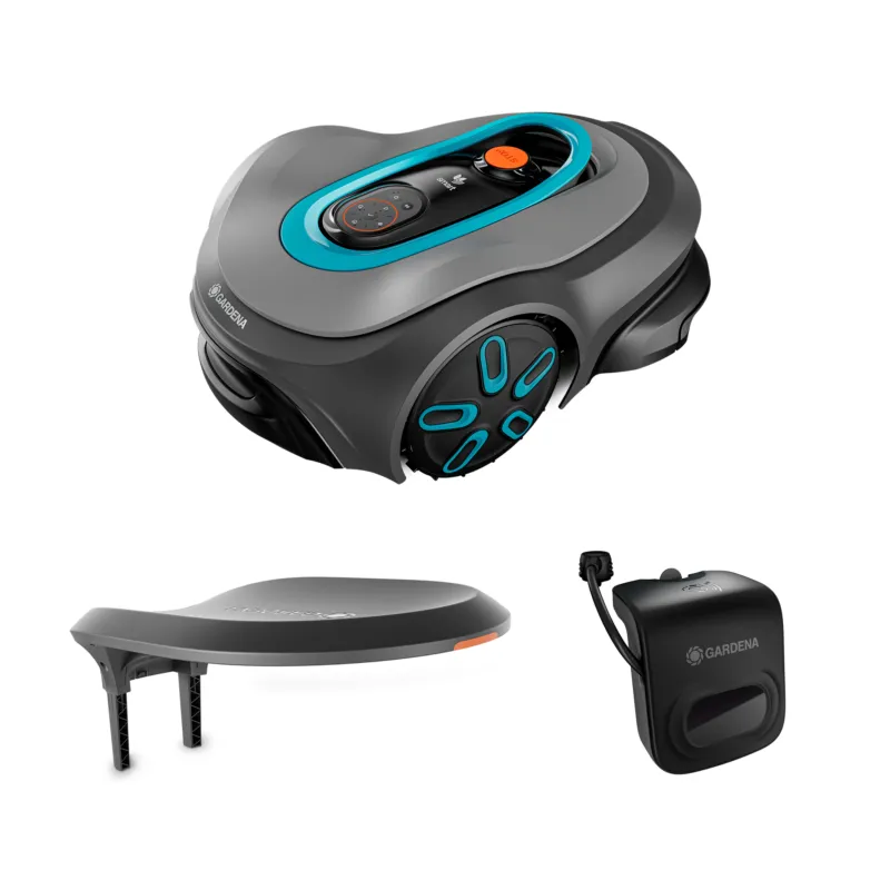 Utförsäljning Robotgräsklippare Gardena Smart Sileno Max 800 Paket Med Robothus & Antikollisionsradar