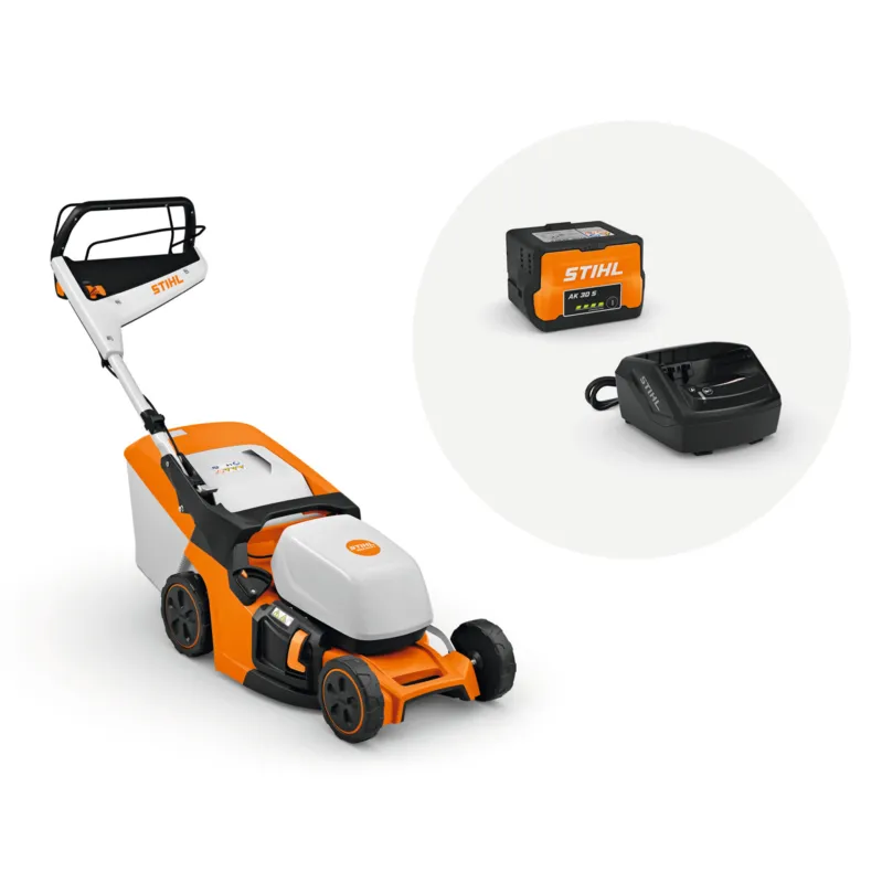 Bästa pris Gräsklippare STIHL RMA 443.3 V Med Batteri & Laddare
