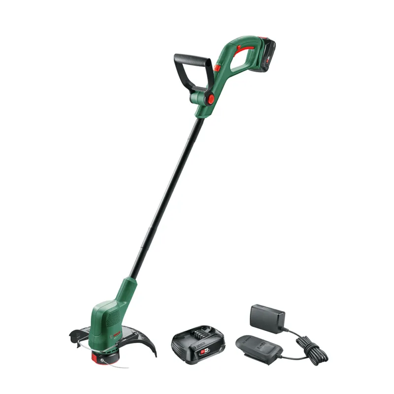 Sänkt pris Grästrimmer Bosch Power Tools Easygrasscut med 2 st Batteri och Laddare