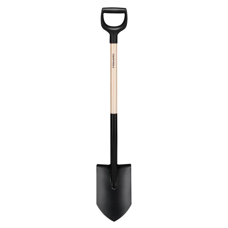 Erbjudande Spade Fiskars Solid Spetsig Trä FSC