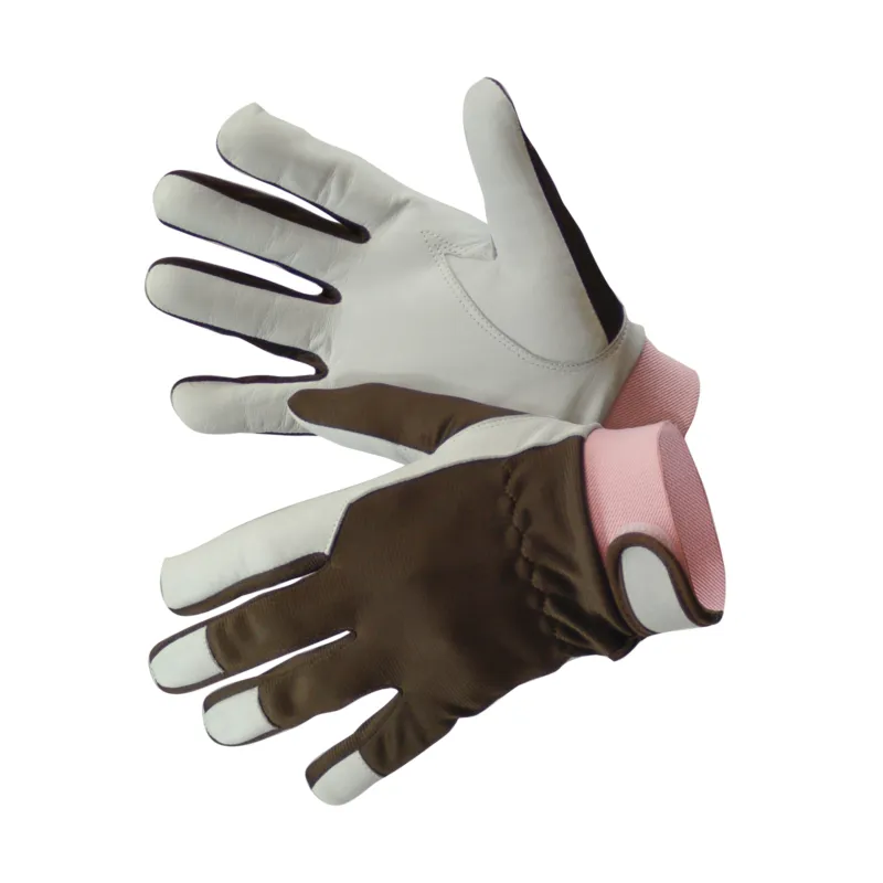 Handske Nelson Garden Brownie Brun/Vit/Rosa Premium