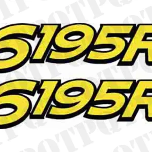 Bästa pris John Deere 6195R Model Decal Left and Right