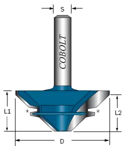 Beställ idag HÖRNFÖRBINDNINGSFRÄS COBOLT D:38, L:13 MM