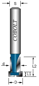 NYCKELFRÄS COBOLT HM 12,7 Premium