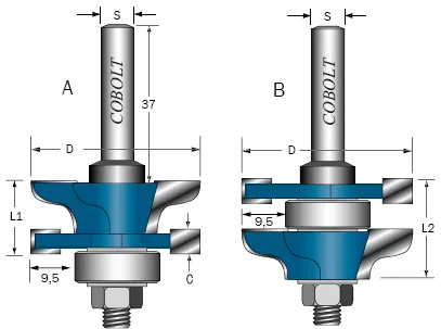 KONTRAPROFILFRÄS COBOLT D: 41MM Kampanj