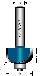 Bästa pris HÅLKÄLSFRÄS COBOLT R:16 MM