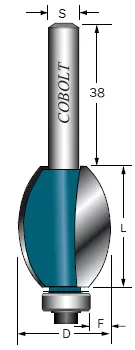 SEGMENTFRÄS COBOLT L:40 MM Rabatter