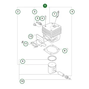 Lägg i varukorgen Cylinder Kit D48 Spare Part