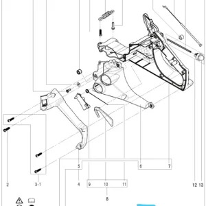 Premium Rear Handle Assy