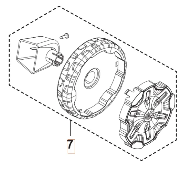 Begränsat antal Wheel With Axle