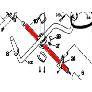 I lager Riggrör övre BC435L, 5743280-01