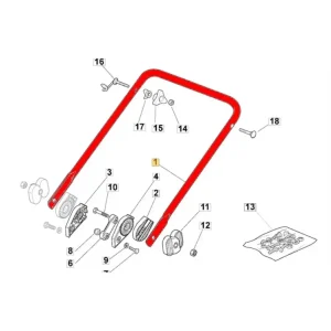 Styre nedre Turbo 53S BW, 381006532/0 Outlet