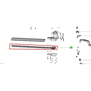 Kniv till häcksax RHT4550, RHT5150, 5131040181 Extra rabatt
