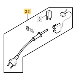Elkontakt inkl brytare SE1835 m.fl. 118805357/0 Snabb leverans