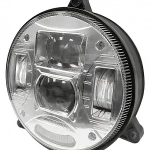 LED-STRÅLKASTARE RUND 132MM 3-PUNKT KROM Lägg i varukorgen