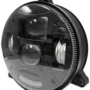 Snabb leverans LED-STRÅLKASTARE RUND 132MM 3-PUNKT SVART