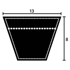Rabatter V-Rem L&G 13X1473Mm La Kevlar