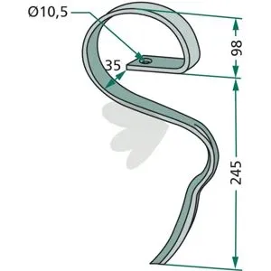 Fri frakt Pinne 25x8