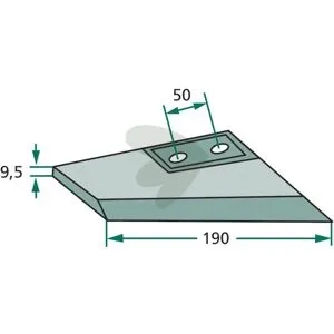 risnedsättning Skär vänster 190mm 92521
