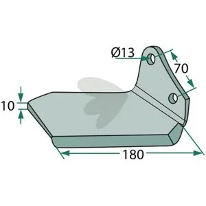 Vingskär "Delta Flex 180mm hål 13mm 7204027032 Begränsat erbjudande