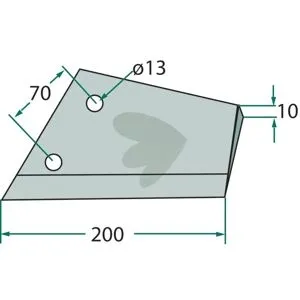 Vingskär FL 20 200mm hål 13mm 3374402 Kundfavorit