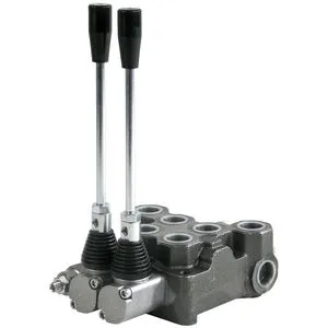 Hydraulventil 3/4" - max. 130 l/min Typ 2 sektioner Nyhet