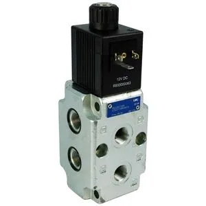Rea Väljarventil 6/2, 3/8" 12V