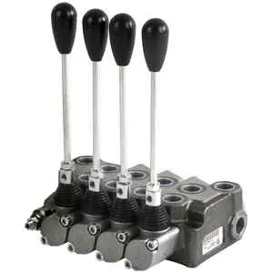 Nyhet Hydraulventil 1/2" - max. 70 l/min 4 sektioner