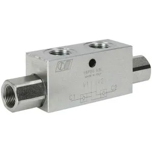 Dubbel Låsventil 3/8" - max. 35 l/min Fynd