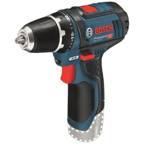 GSR 12V-15 Bosch Skruvdragare utan batteri och laddare Begränsat erbjudande