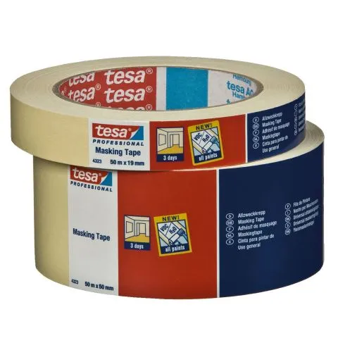 Köp nu 4323 Tesa Maskeringstejp beige 50 m x 38 mm