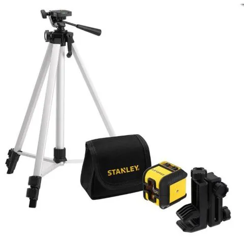 Cubix Set STANLEY Korslaserpaket med grön laser, stativ & väska Endast denna vecka