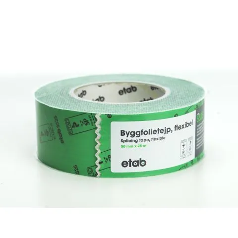 Lägg i varukorgen 5525 etab Byggfolietejp 50 mm x 25 m, grön