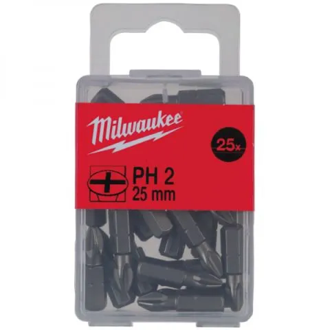 Lågt pris PH2 Milwaukee Bits 25-pack 25 mm