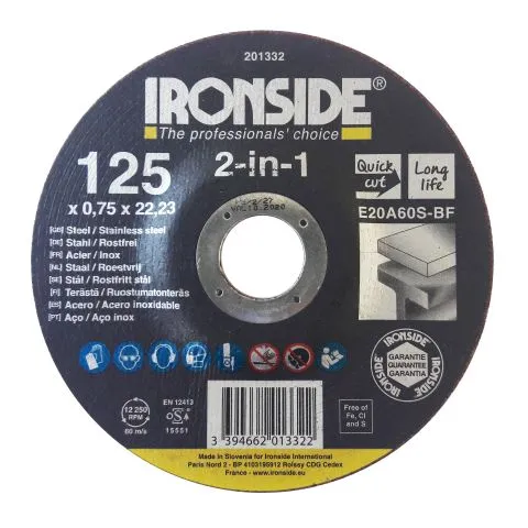 201332 Ironside Kapskiva 125x0.75x22 mm Rea