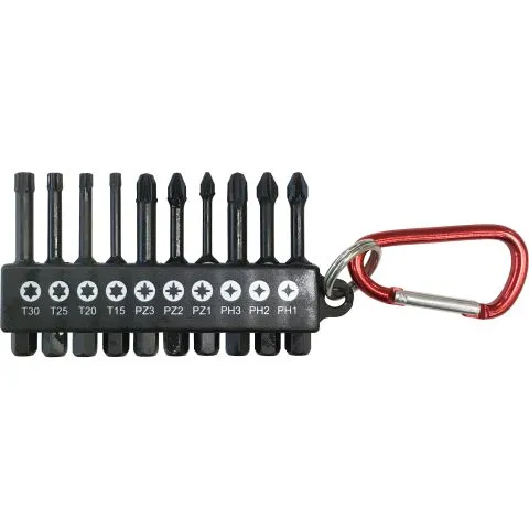 Fynd 60120820 HiKOKI Bitssats 1/4", 10 delar