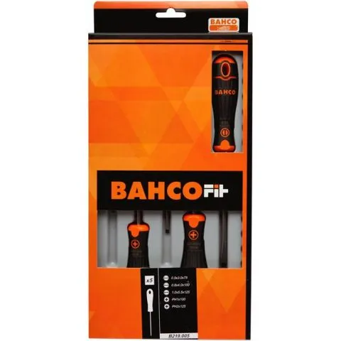 Sänkt pris B219.005 Bahco Skruvmejselsats