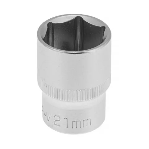 562399 PELA Hylsa drivstorlek 1/2", 6-kant, kort 21 mm Trygg betalning